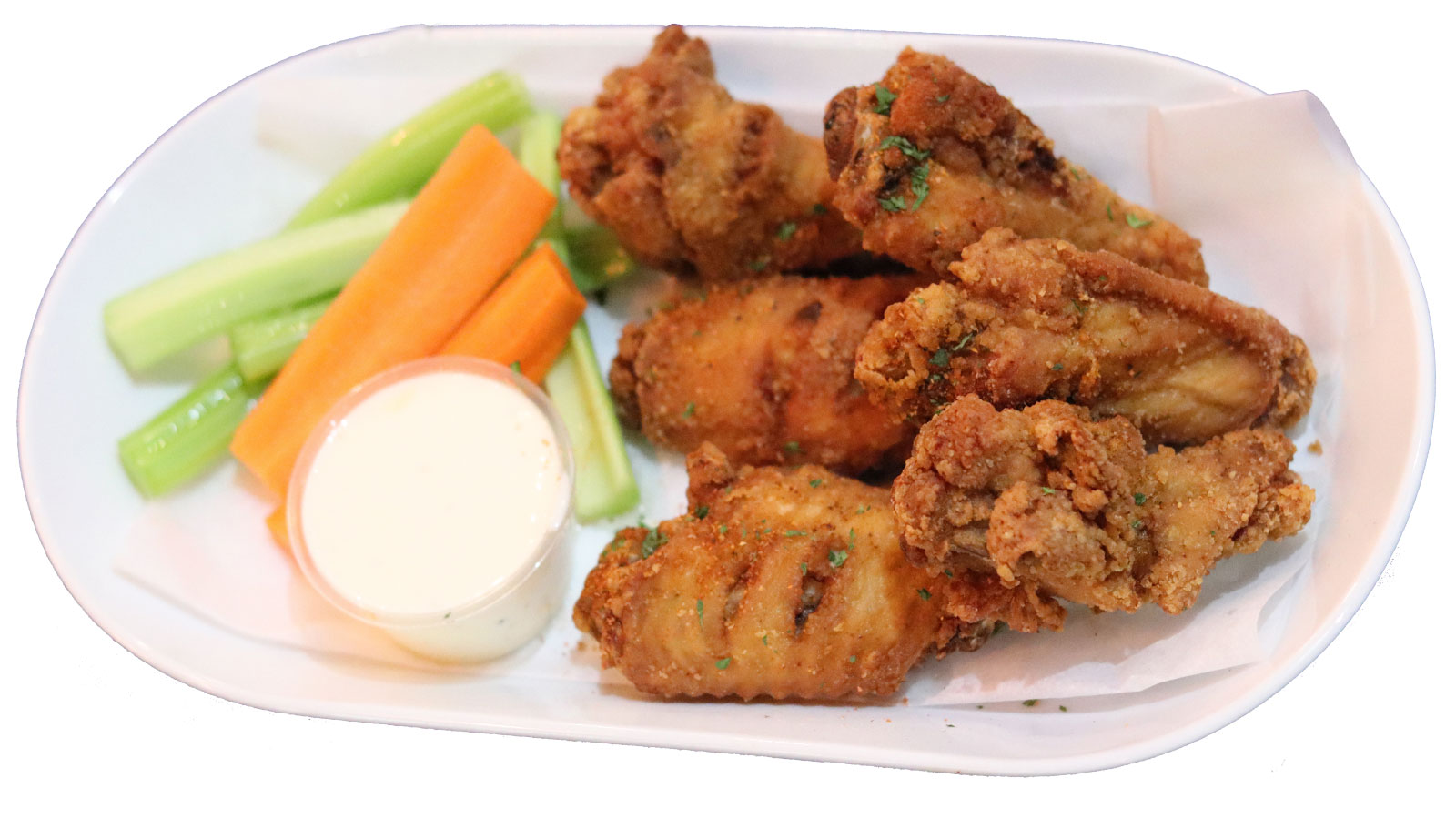 Order Chicken Wings Salt and Pepper food online from Pho Fresh Alley & Boba Tea store, Tempe on bringmethat.com