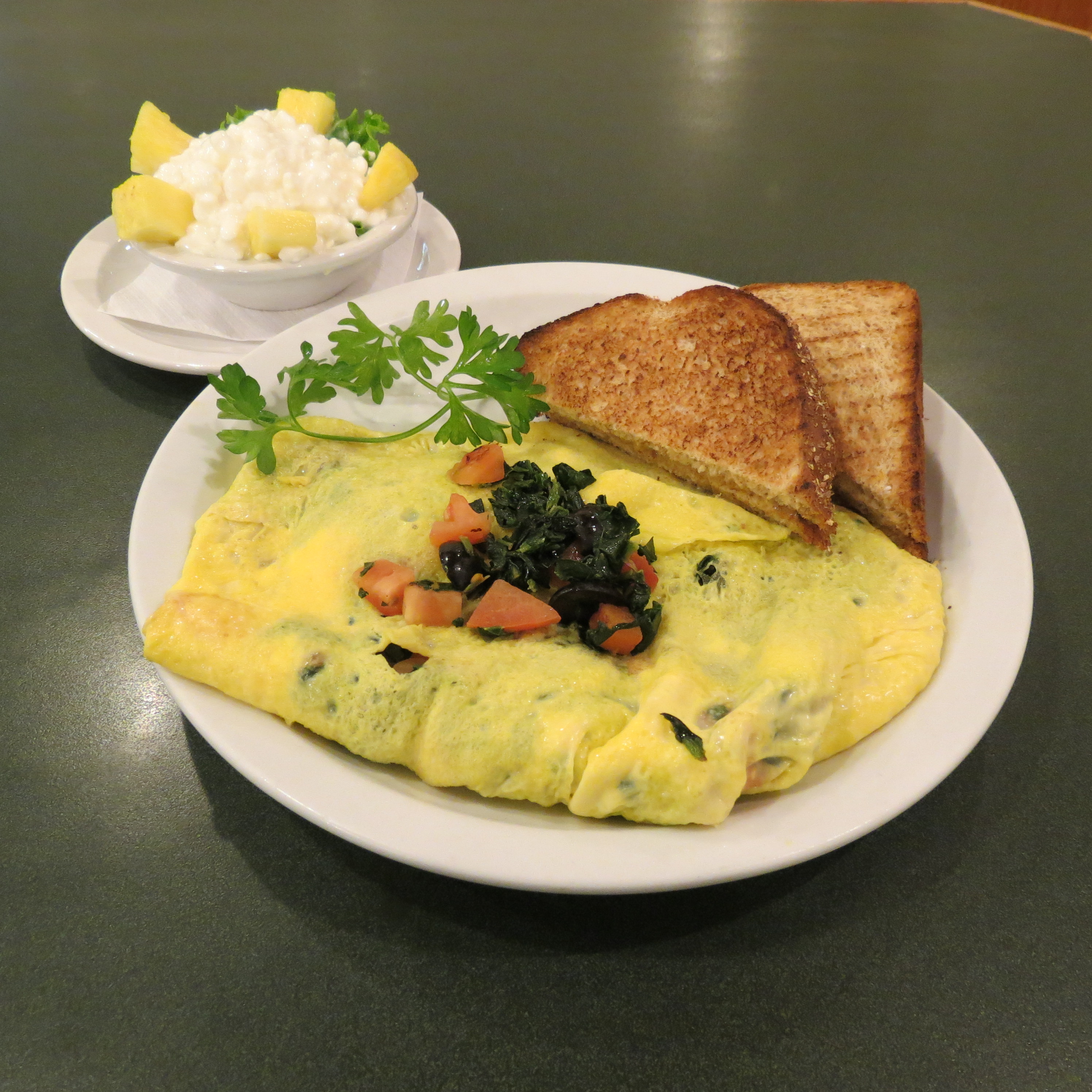 Order Greek Omelette food online from Grand Day Cafe store, Columbus on bringmethat.com