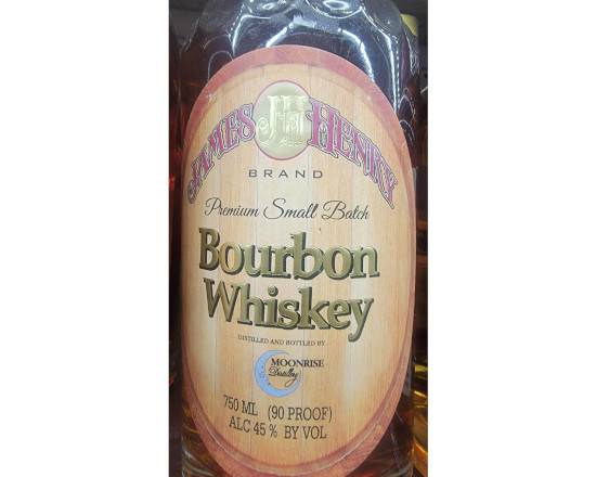 Order James Henry Bourbon Whiskey food online from Hub Market & Deli store, San Diego on bringmethat.com