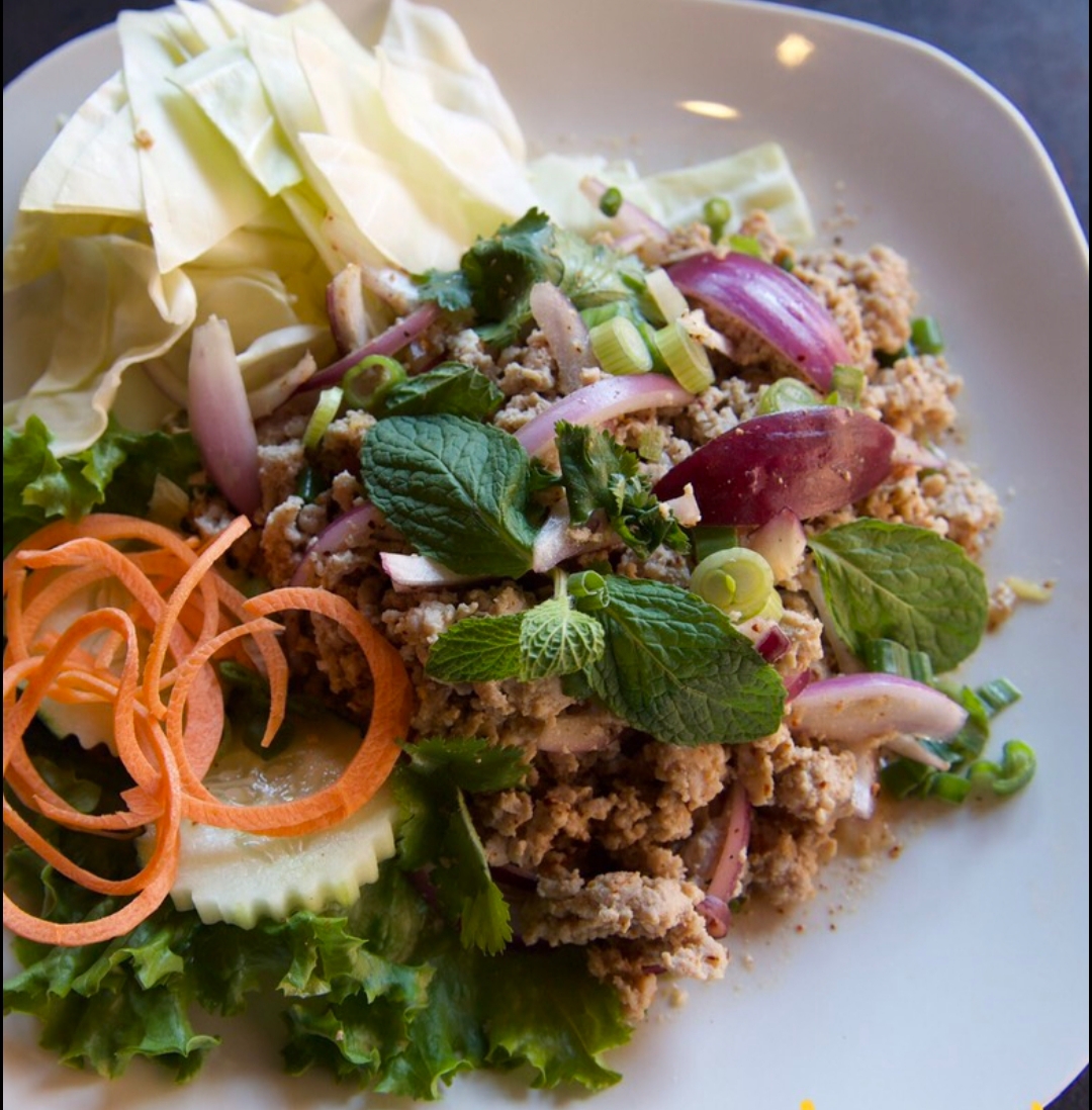 Order S2. Larb Salad food online from Thailusion store, Los Alamitos on bringmethat.com