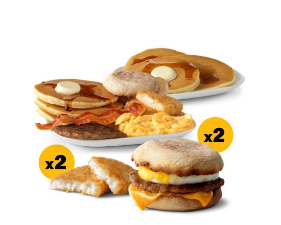 Order Deluxe Breakfast Bundle food online from Mcdonald's store, LONG BEACH on bringmethat.com