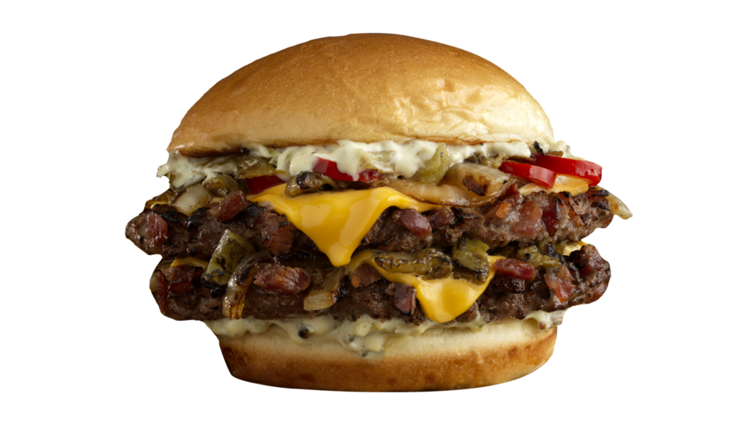 Order Bacon Smashed Hatch Chile Burger food online from Wild Burger store, Austin on bringmethat.com