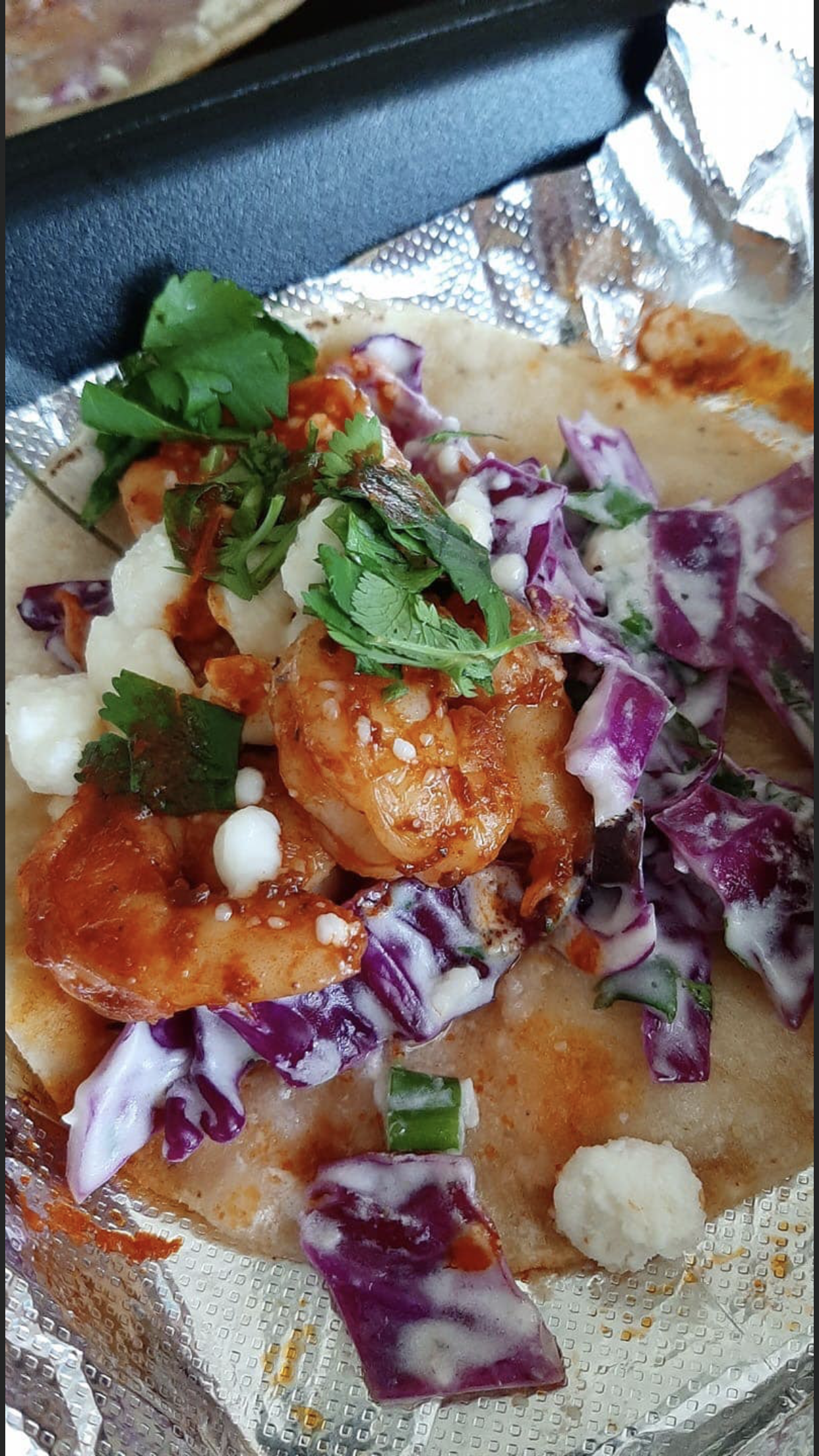 Order Shrimp Taco food online from Trini Mexican Carry Out store, New Baltimore on bringmethat.com