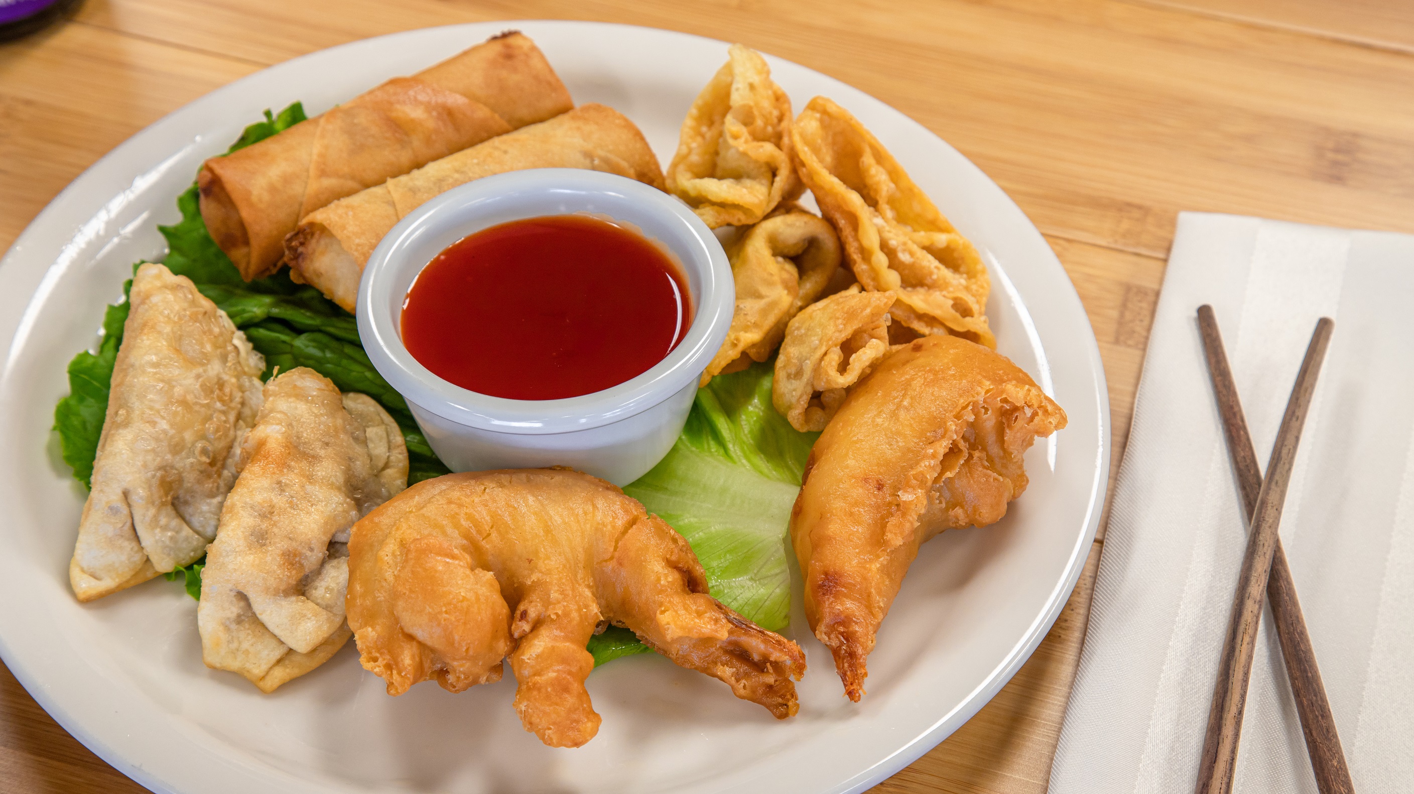 Order 10. Sample Appetizers food online from Pho Cafe Hong Kong Diner store, Reno on bringmethat.com