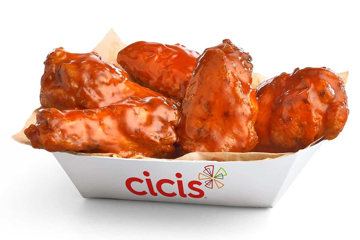 Order Mild Buffalo Wings - 5 Pieces food online from Cicis Pizza store, Austin on bringmethat.com
