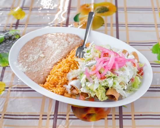 Order Flauta a la Carta food online from Tacos El Limoncito store, Inglewood on bringmethat.com