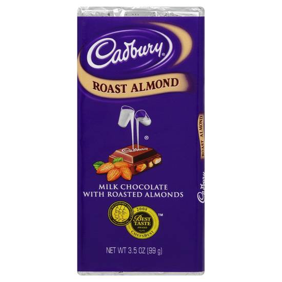 Order Cadbury Milk Chocolate & Roasted Almond (3.5 oz) food online from Rite Aid store, Eugene on bringmethat.com