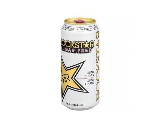 Order Rockstar Energy Drink - Sugar Free 16oz food online from Pink Dot Clairemont store, San Diego on bringmethat.com