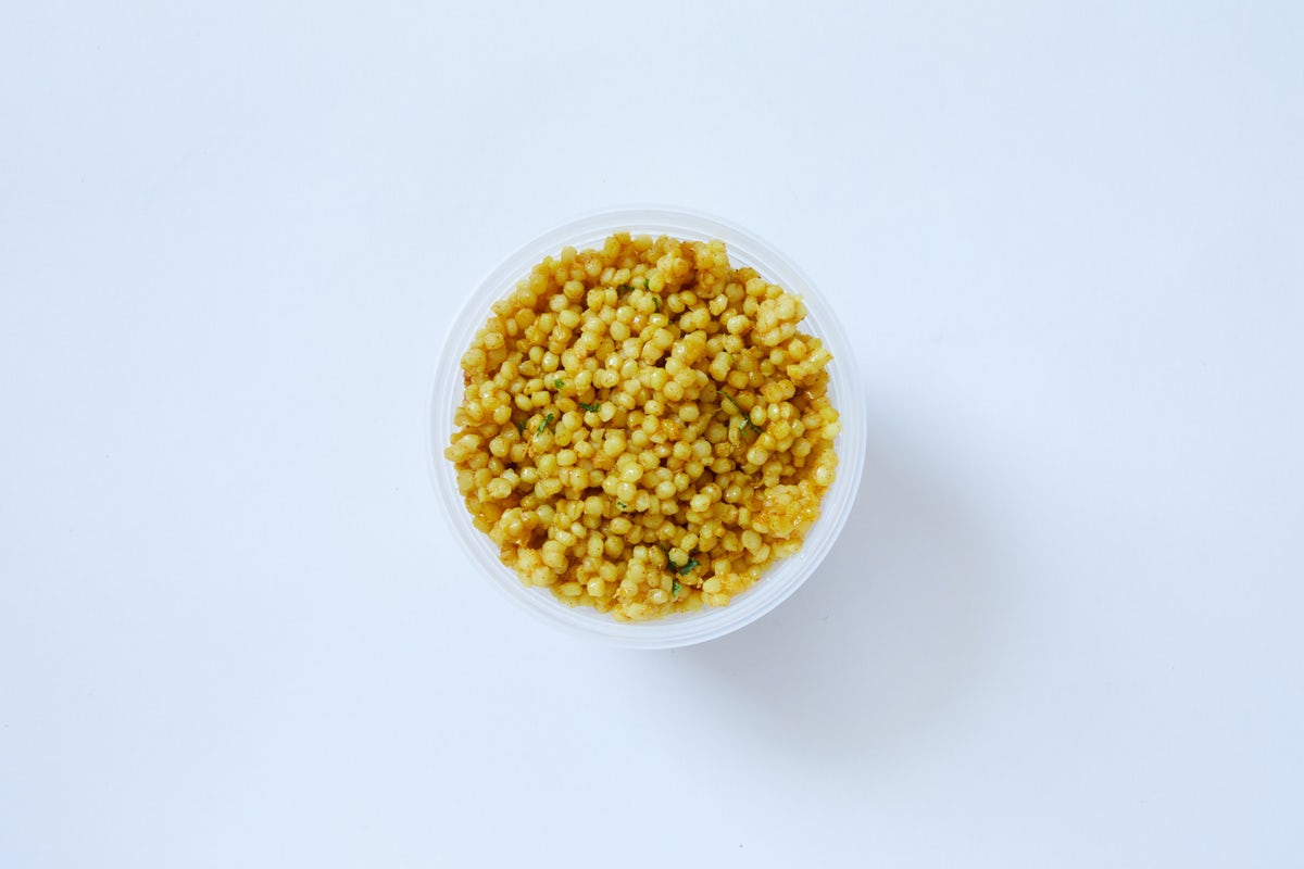 Order PEARL COUSCOUS SIDE food online from Taim Falafel store, New York on bringmethat.com