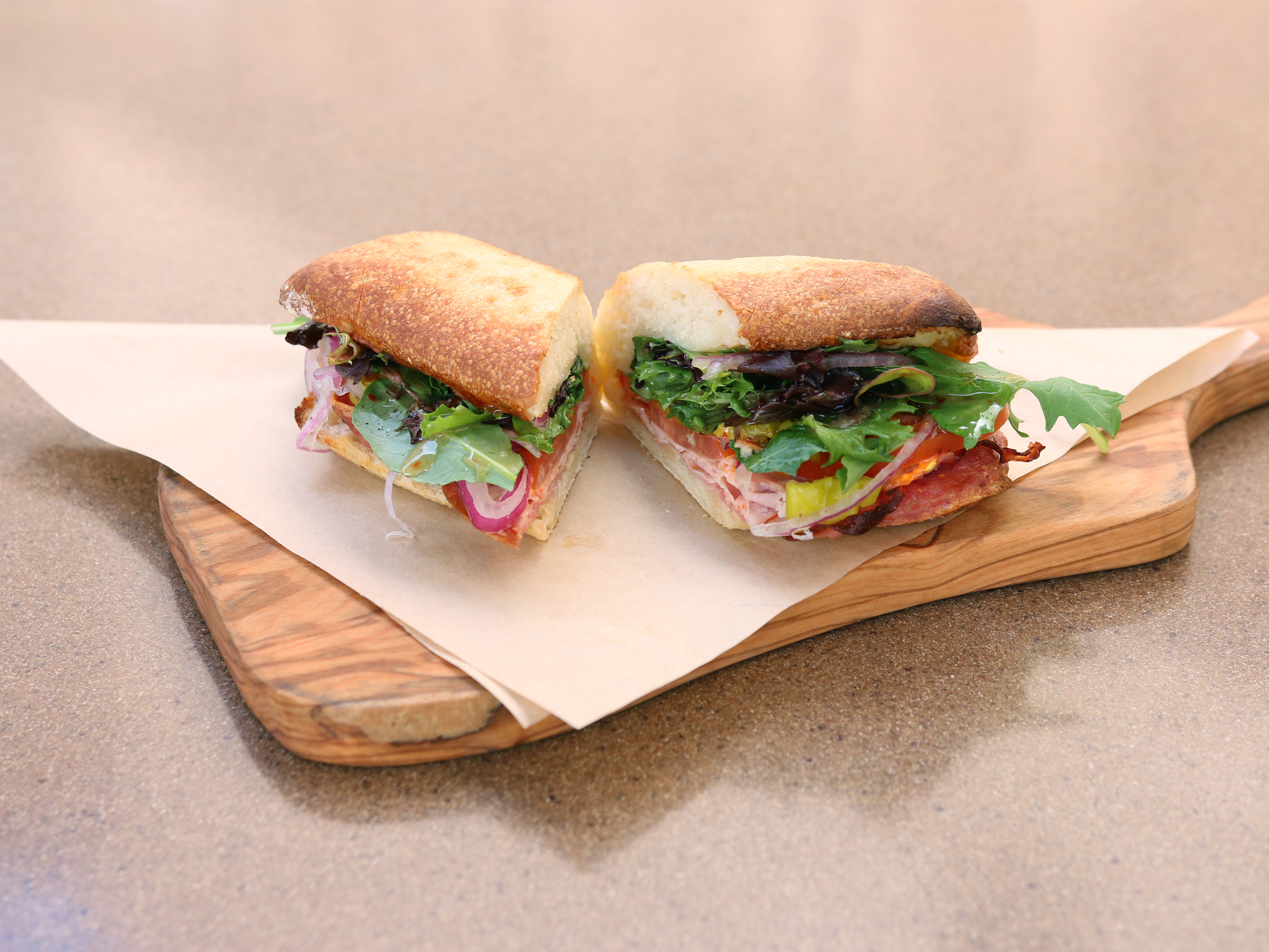 Order The Italian Sandwich food online from Tower 15 Pizzeria store, Huntington Beach on bringmethat.com