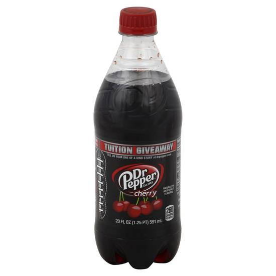 Order Cherry Dr Pepper Soda (20 oz) food online from Rite Aid store, TRAVERSE CITY on bringmethat.com