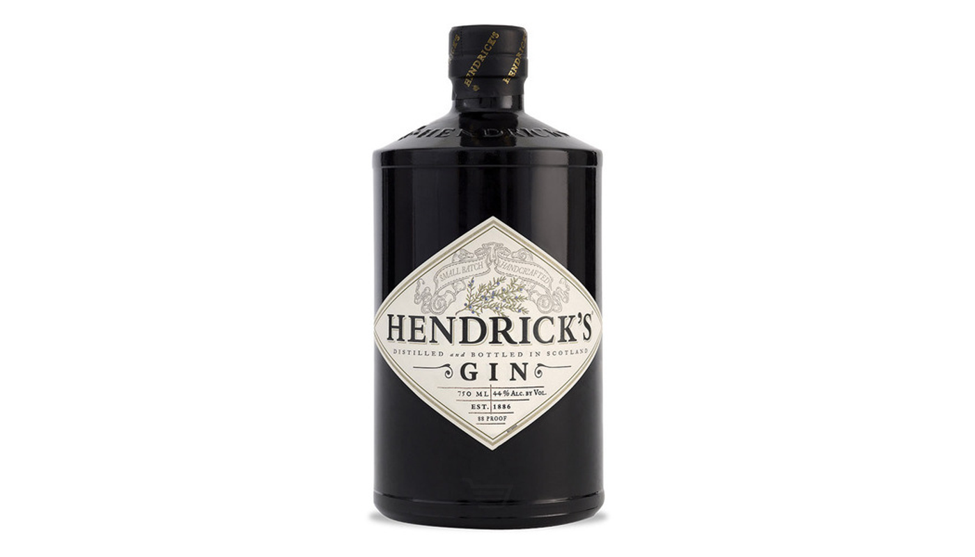 Order Hendrick's Small Batch Gin 750mL food online from Rancho Liquor store, Thousand Oaks on bringmethat.com
