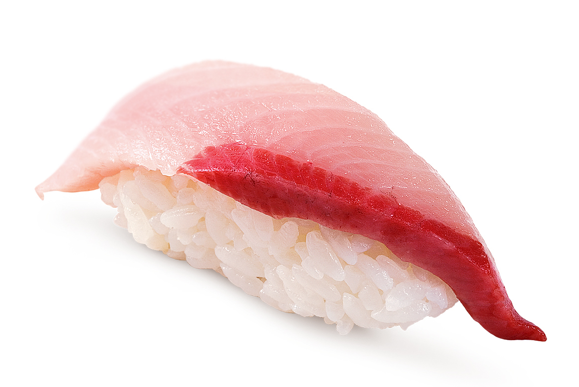 Order 2 Pieces Yellowtail Sushi food online from Fusion Asian Kitchen store, Hurst on bringmethat.com