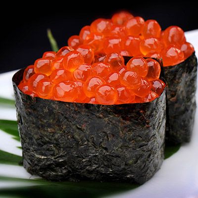 Order Salmon Roe (Ikura) food online from Rainbow Sushi store, Germantown on bringmethat.com