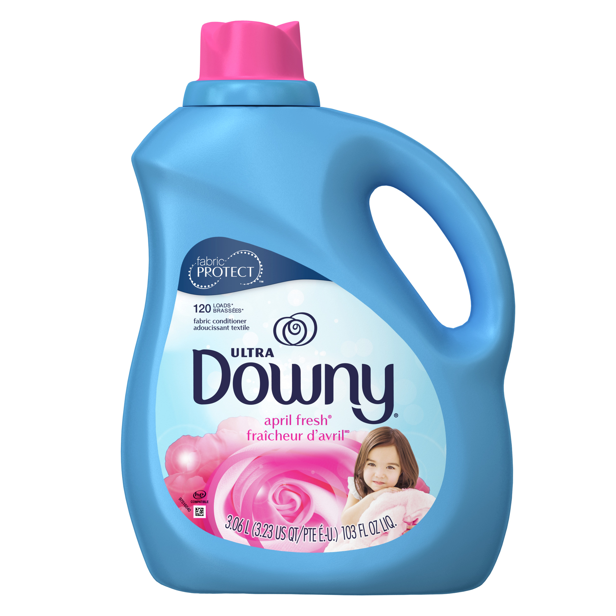 Order Downy Ultra Liquid Fabric Conditioner, April Fresh - 103 fl oz food online from Bartell store, Edmonds on bringmethat.com