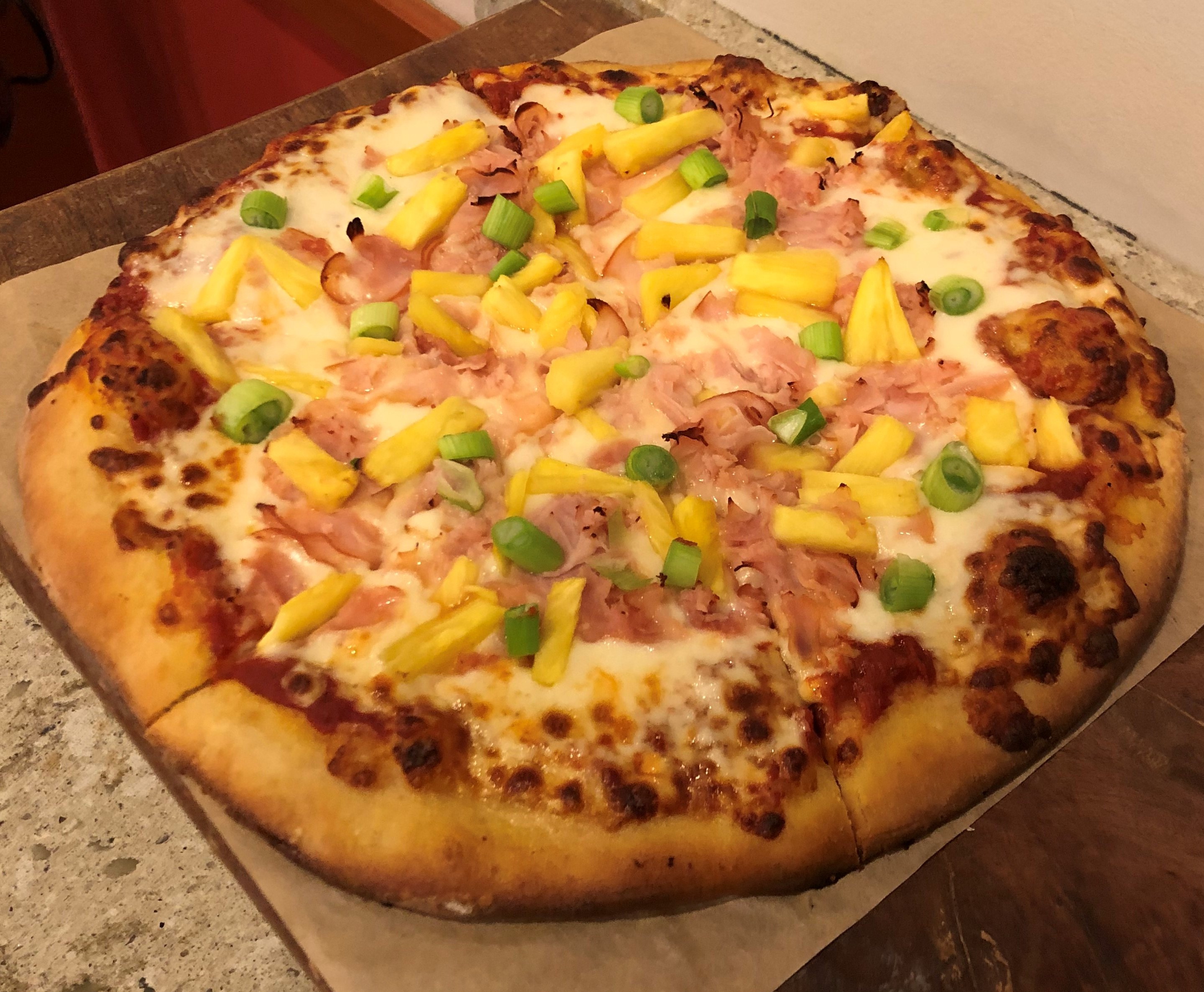 Order Hawaiian PIzza food online from Tower 15 Pizzeria store, Huntington Beach on bringmethat.com