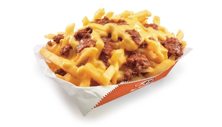 Order Chili Cheese Fries food online from A&W Restaurant store, Lakewood on bringmethat.com