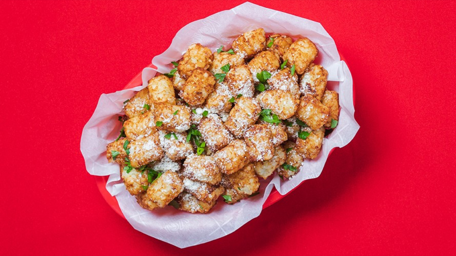 Order Garlic Parm Tots food online from Wings Over Milwaukee store, Milwaukee on bringmethat.com