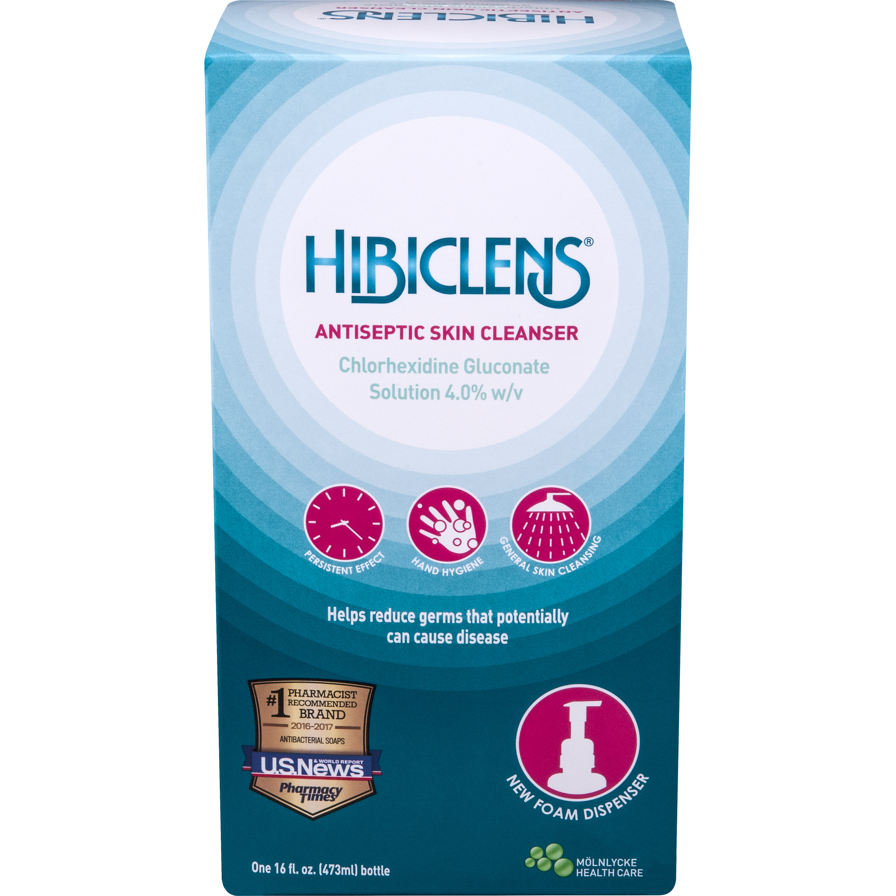 Order Hibiclens Antiseptic Foaming Skin Cleanser - 16oz food online from Rite Aid store, MILLER PLACE on bringmethat.com