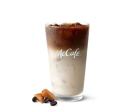 Order Medium Iced Caramel Macchiato food online from McDonald's store, LIMA on bringmethat.com