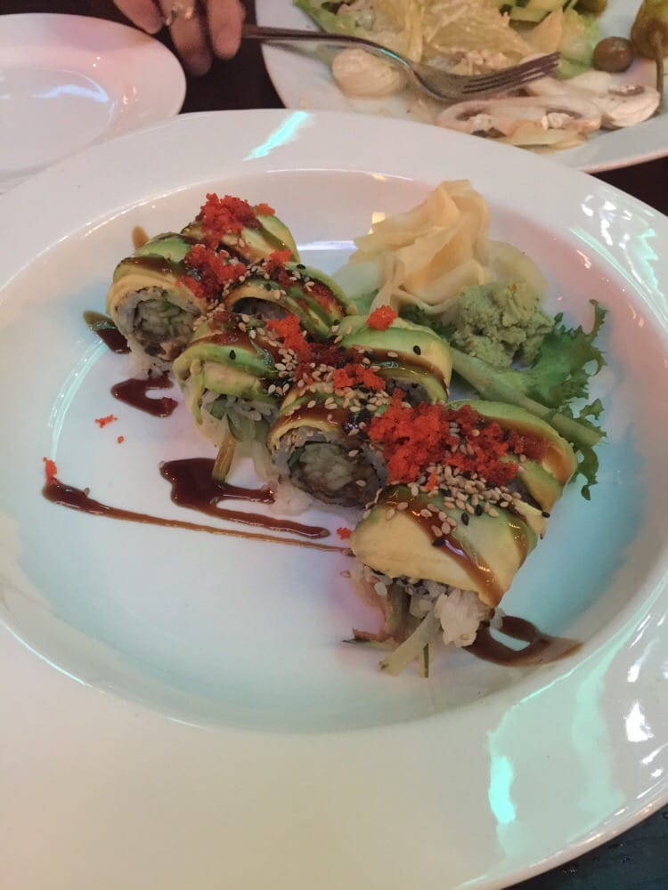 Order Dragon Roll food online from Asuka sushi store, New York on bringmethat.com
