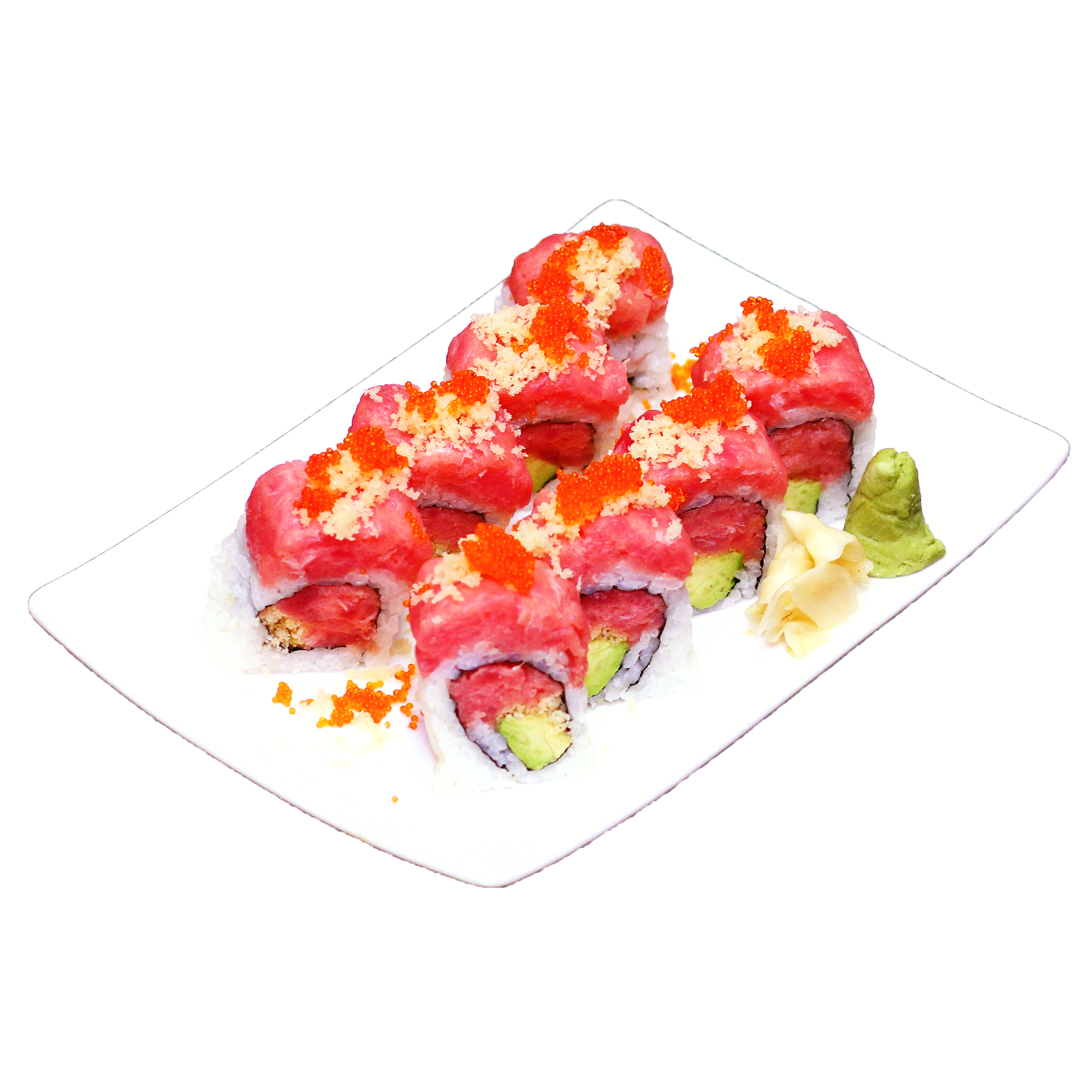 Order Double Spicy Tuna Roll food online from Ginger Exchange store, Watertown on bringmethat.com