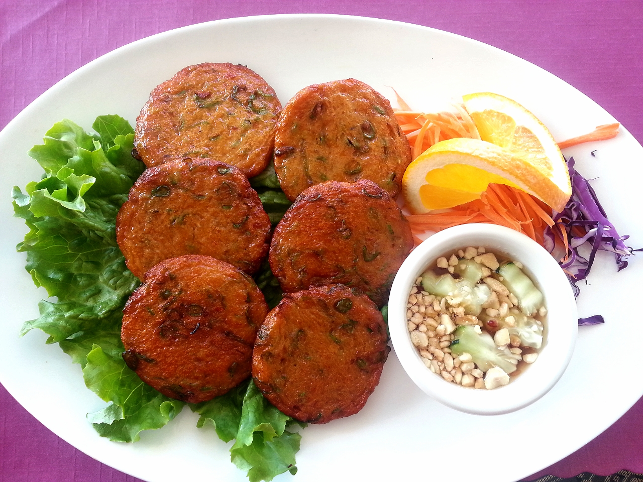 Order Fish Cake  food online from Thai Chef Cuisine store, Azusa on bringmethat.com