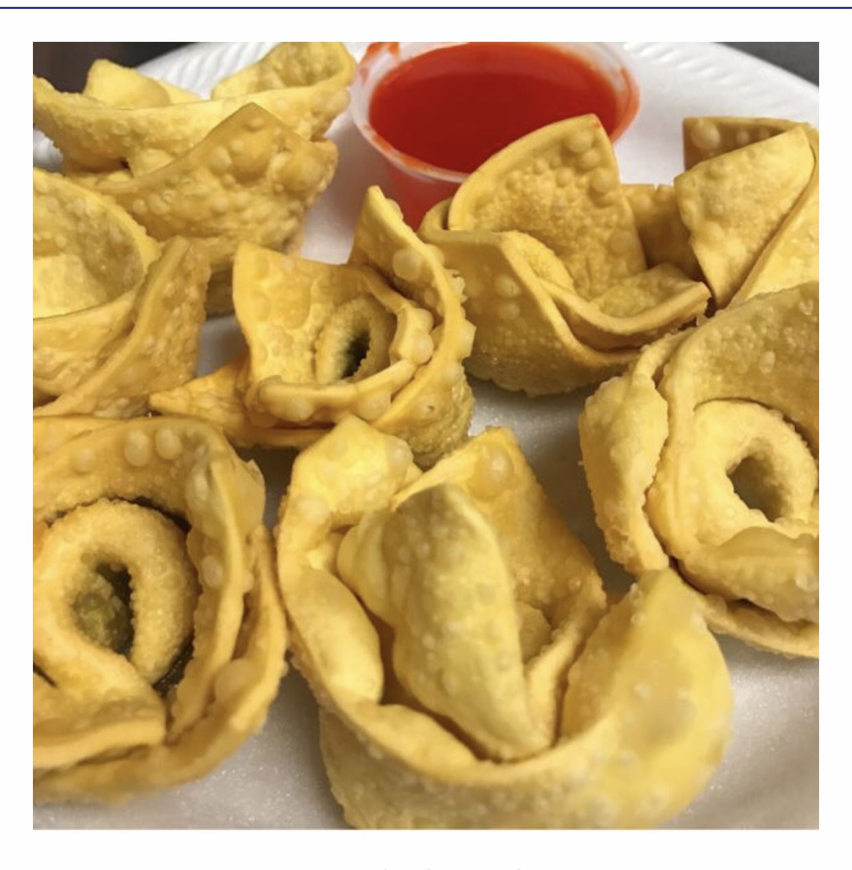 Order 8 Pieces Fried Wonton 炸云吞 food online from China Star store, Blue Bell on bringmethat.com
