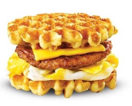 Order BELGIAN WAFFLE SAUSAGE SLIDER CAL 490 food online from White Castle store, Eatontown on bringmethat.com