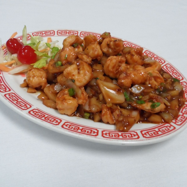 Order 78. Shrimp with Garlic Sauce food online from Oriental Express store, Old Forge on bringmethat.com