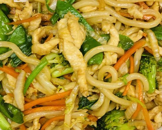 Order Chicken Stir-Fried Udon food online from Hibachi store, New Haven on bringmethat.com