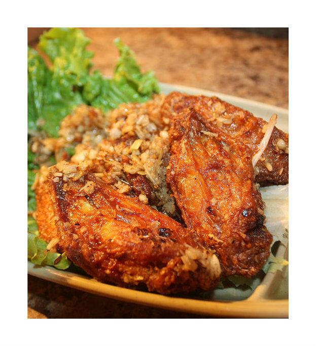 Order A9. Lemon Grass Chicken Wings food online from Nam's Noodle store, Madison on bringmethat.com