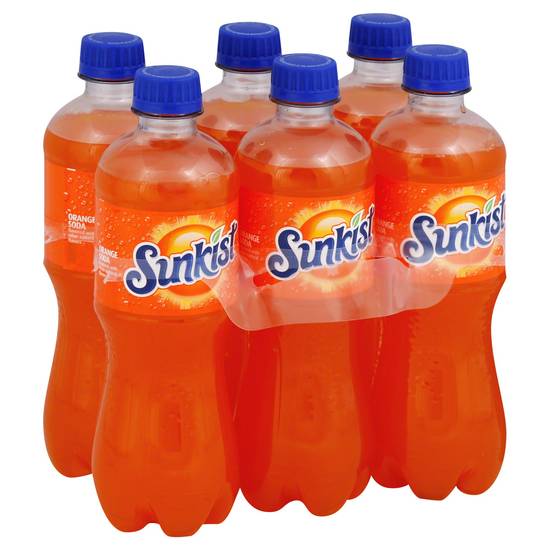 Order Sunkist Soda Orange 16.9 oz each (16.9 oz x 6 ct) food online from Rite Aid store, CAMDEN on bringmethat.com