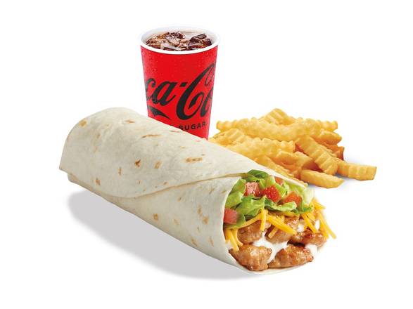 Order Classic Grilled Chicken Burrito Meal food online from Del Taco store, Moreno Valley on bringmethat.com