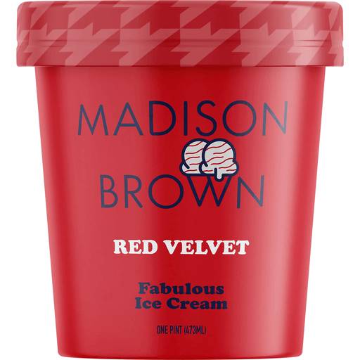 Order Madison Brown Red Velvet Ice Cream 16oz (16 OZ) 144996 food online from Bevmo! store, Albany on bringmethat.com