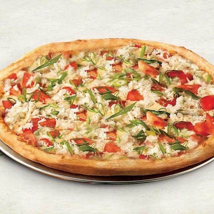 Order Maryland Style Crab Pizza - Small 10'' food online from Pizza Boli's store, Baltimore on bringmethat.com