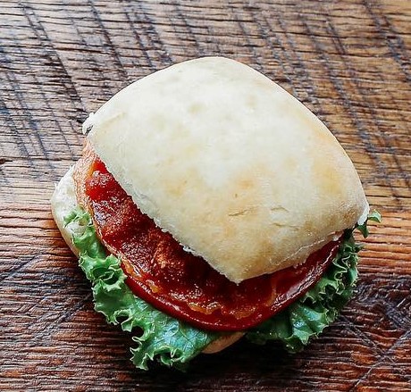 Order Mini BLT Sandwich food online from Cabin Coffee store, Goshen on bringmethat.com