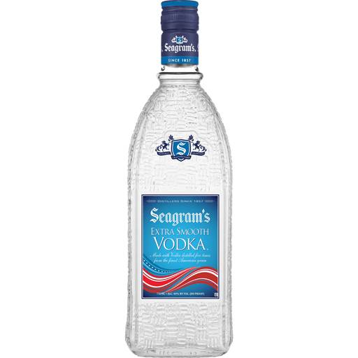 Order Seagram's Extra Smooth Vodka (750 ML) 65994 food online from Bevmo! store, Pleasanton on bringmethat.com