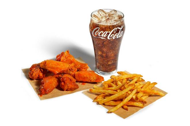 Order 6 Wing Combo food online from Good As Cluck store, Broomfield on bringmethat.com