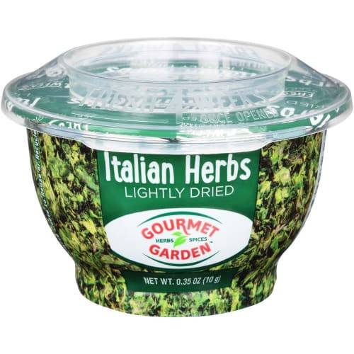 Order Gourmet Garden · Lightly Dried Italian Herbs (0.4 oz) food online from Safeway store, Redding on bringmethat.com