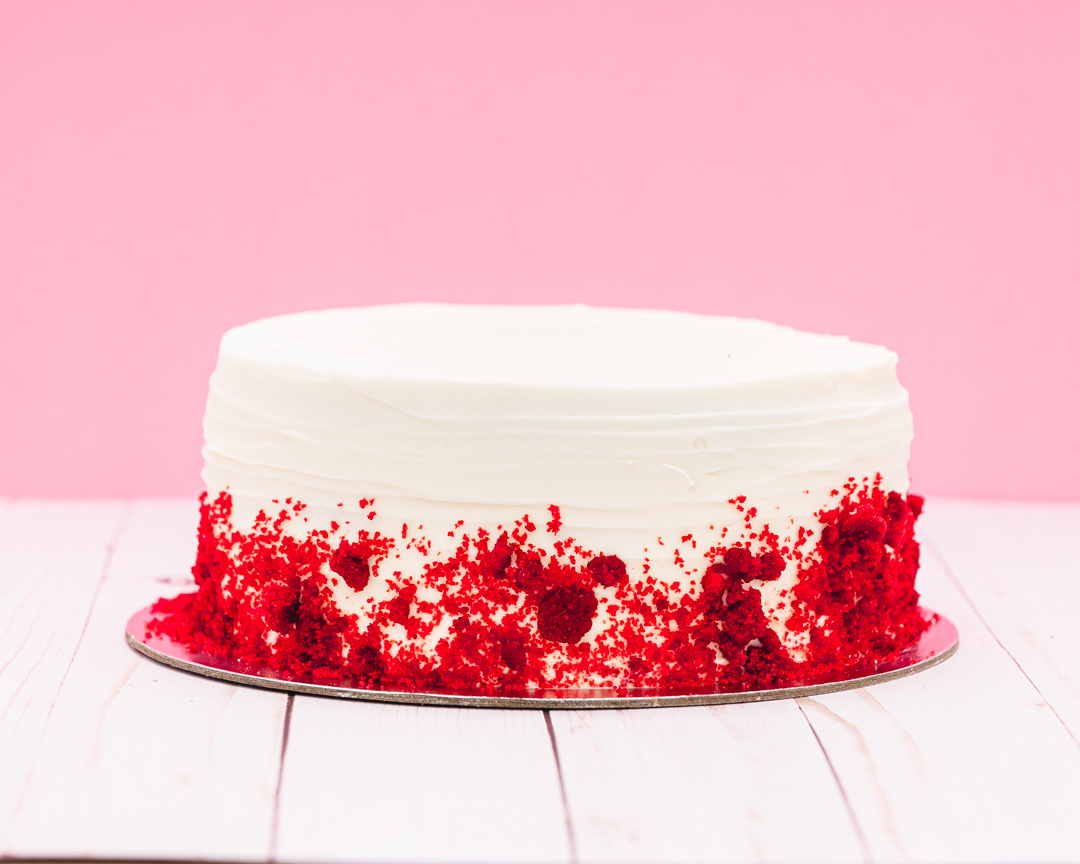 Order Red Velvet Cake food online from Cute Cakes store, Escondido on bringmethat.com
