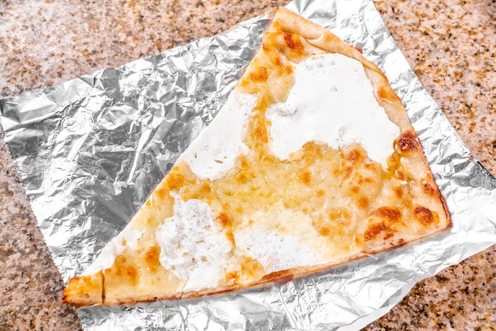 Order White Pizza Slice - Slice food online from Little gio's pizza store, New York on bringmethat.com