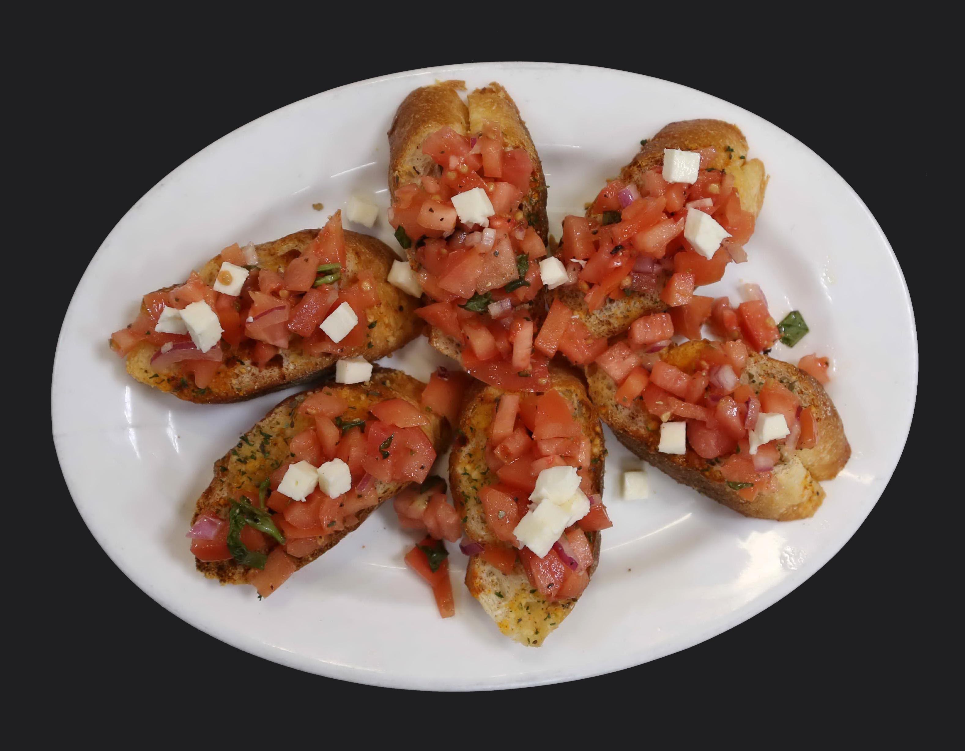 Order Bruschetta food online from Famous Calabria store, New York on bringmethat.com