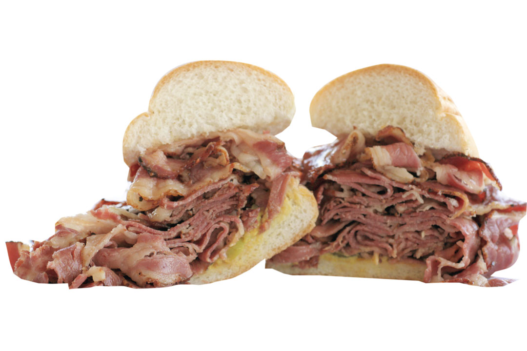 Order Pastrami Sandwich food online from Michael Super Burgers store, Whittier on bringmethat.com