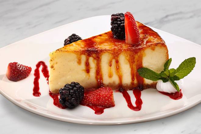 Order Creme Brulée Cheesecake food online from Firebirds Wood Fired Grill store, Cranberry Township on bringmethat.com
