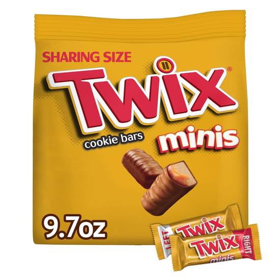 Order TWIX Caramel Minis Size Chocolate Cookie Bar, 9.7 OZ food online from Cvs store, DOVER on bringmethat.com