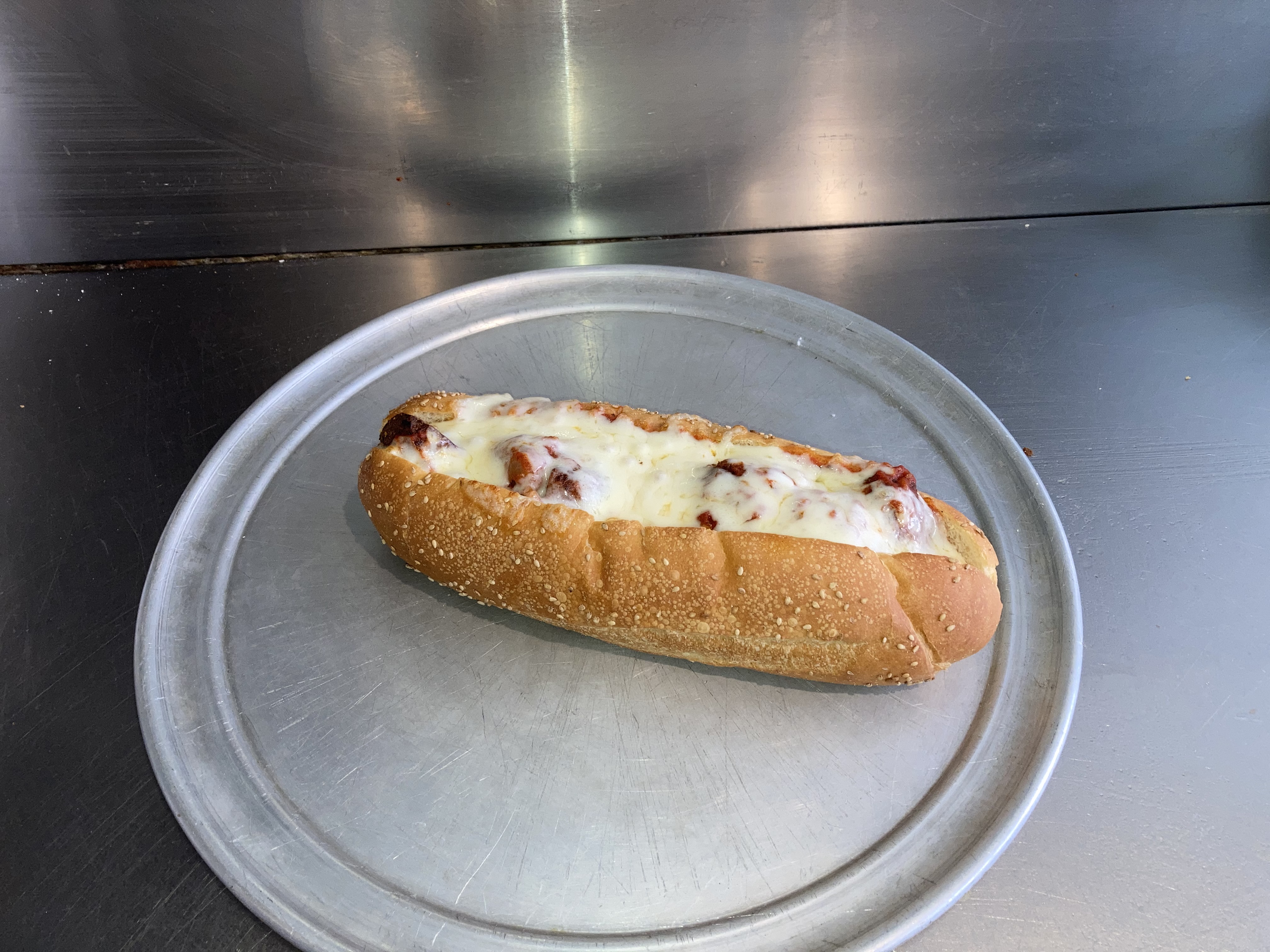 Order Meatball Parm Submarine Hero food online from Gourmet Pizza store, New Paltz on bringmethat.com