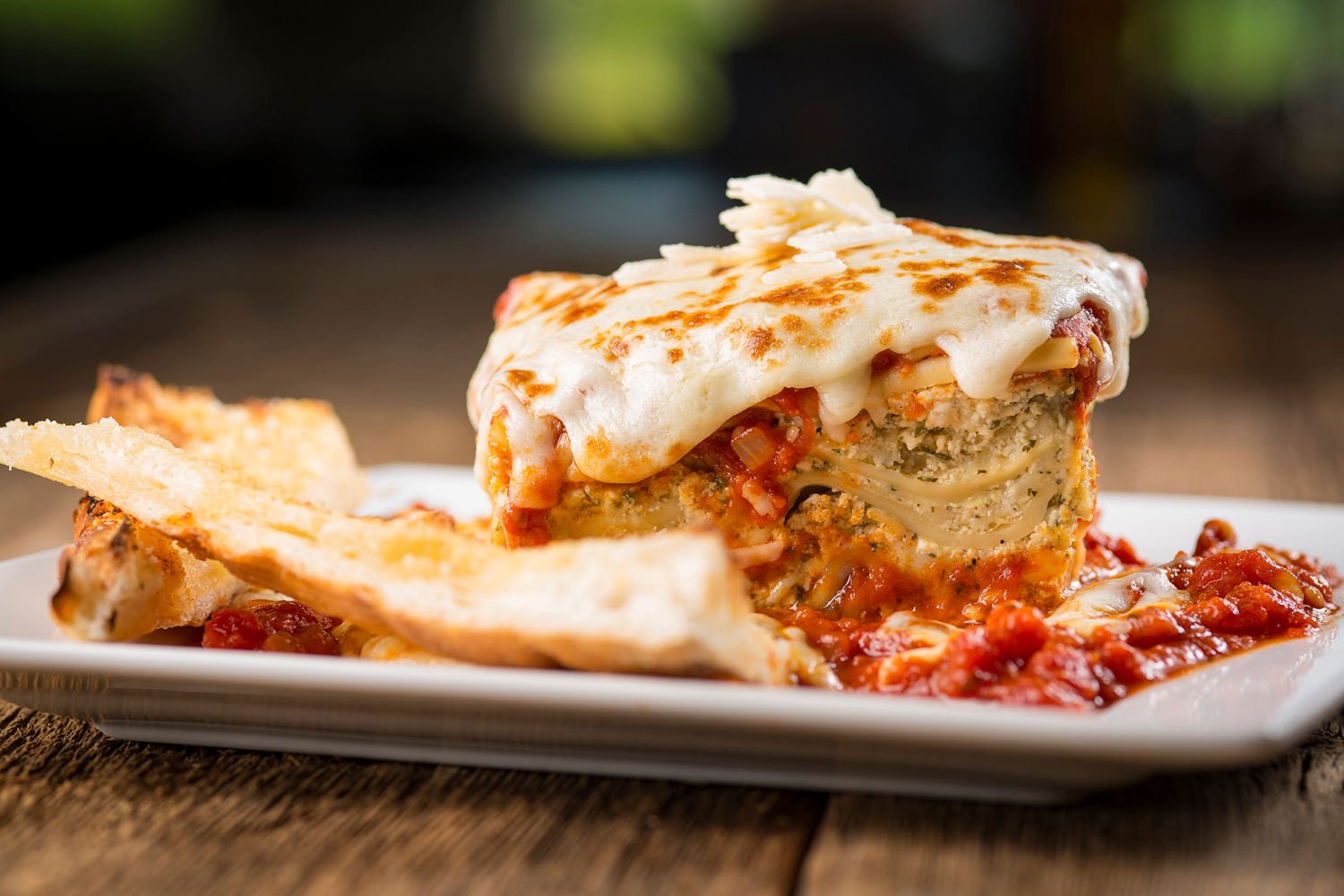 Order Baked Lasagna food online from Rosati's Pizza store, Round Lake Beach on bringmethat.com