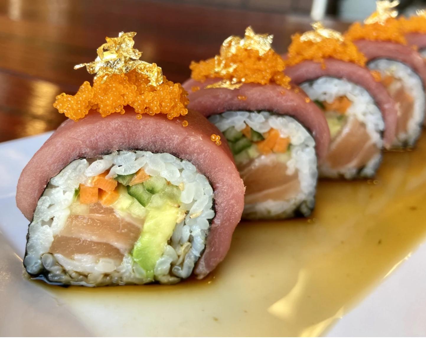 Order Chai Roll food online from Meshuga 4 Sushi - W. Pico Blvd. store, Los Angeles on bringmethat.com