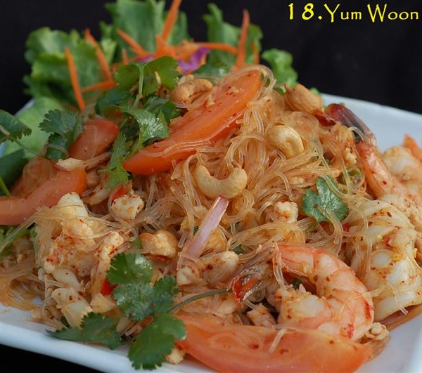 Order 18. Yum Woon Sen Salad food online from The Old Siam store, Sunnyvale on bringmethat.com